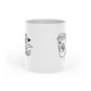 I Love You Heart-Shaped Mug - I Love Heartstrings