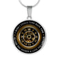 If I Could Turn Back Time Circle Necklace Gift for significant other Spouse for Girlfriend or Boyfriend - I Love Heartstrings