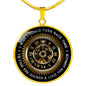If I Could Turn Back Time Circle Necklace Gift for significant other Spouse for Girlfriend or Boyfriend - I Love Heartstrings