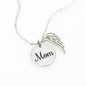 In Honor of Mom in Heaven Keepsake Memorial Remembrance Necklace - I Love Heartstrings