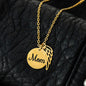 In Honor of Mom in Heaven Keepsake Memorial Remembrance Necklace - I Love Heartstrings