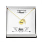 In Honor of Mom in Heaven Keepsake Memorial Remembrance Necklace - I Love Heartstrings