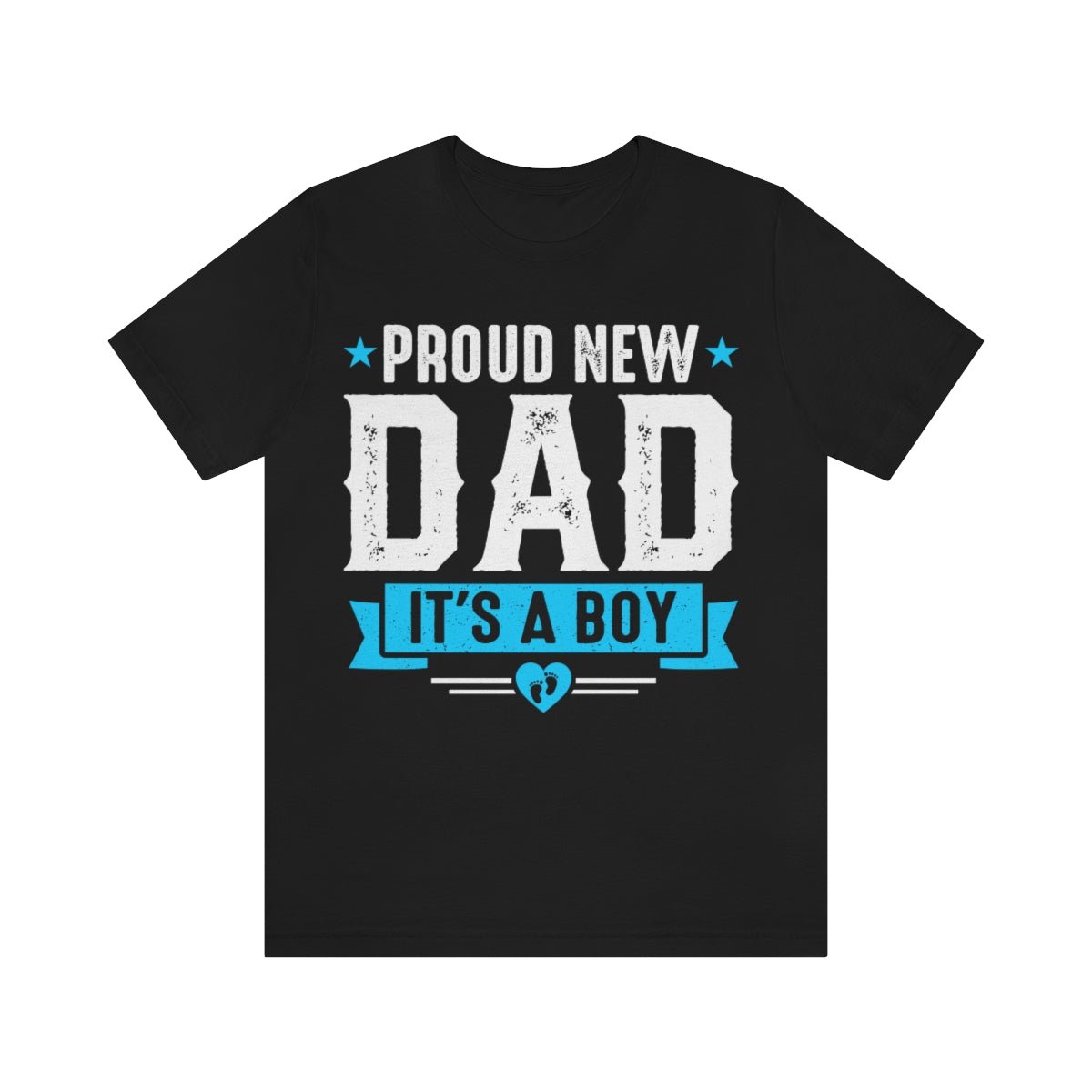 It's a Boy Dad Short Sleeve Tee Pregnancy announcement shirt for him Gift for new dad t-shirt New Dad shirt - I Love Heartstrings