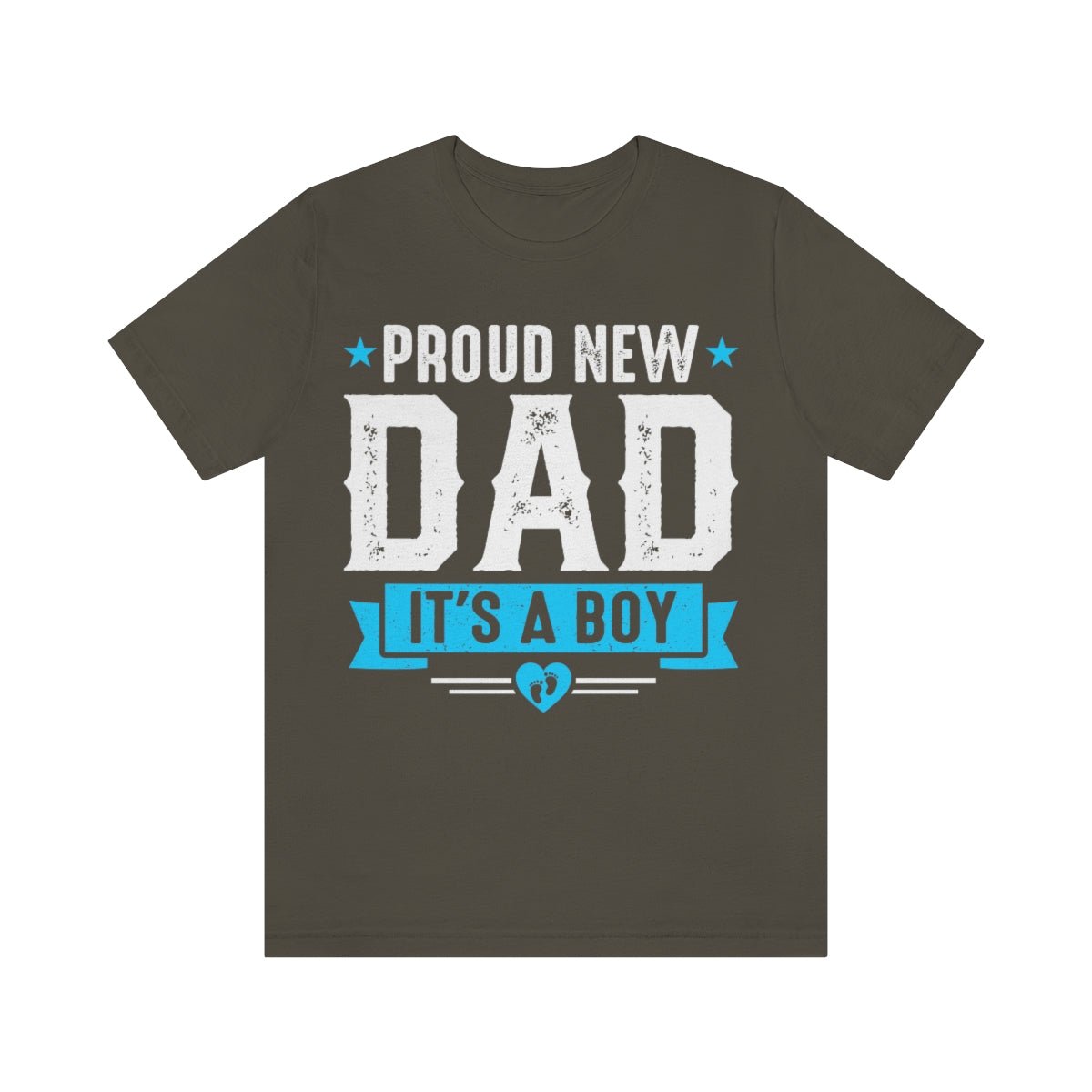 It's a Boy Dad Short Sleeve Tee Pregnancy announcement shirt for him Gift for new dad t-shirt New Dad shirt - I Love Heartstrings