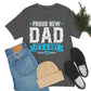 It's a Boy Dad Short Sleeve Tee Pregnancy announcement shirt for him Gift for new dad t-shirt New Dad shirt - I Love Heartstrings