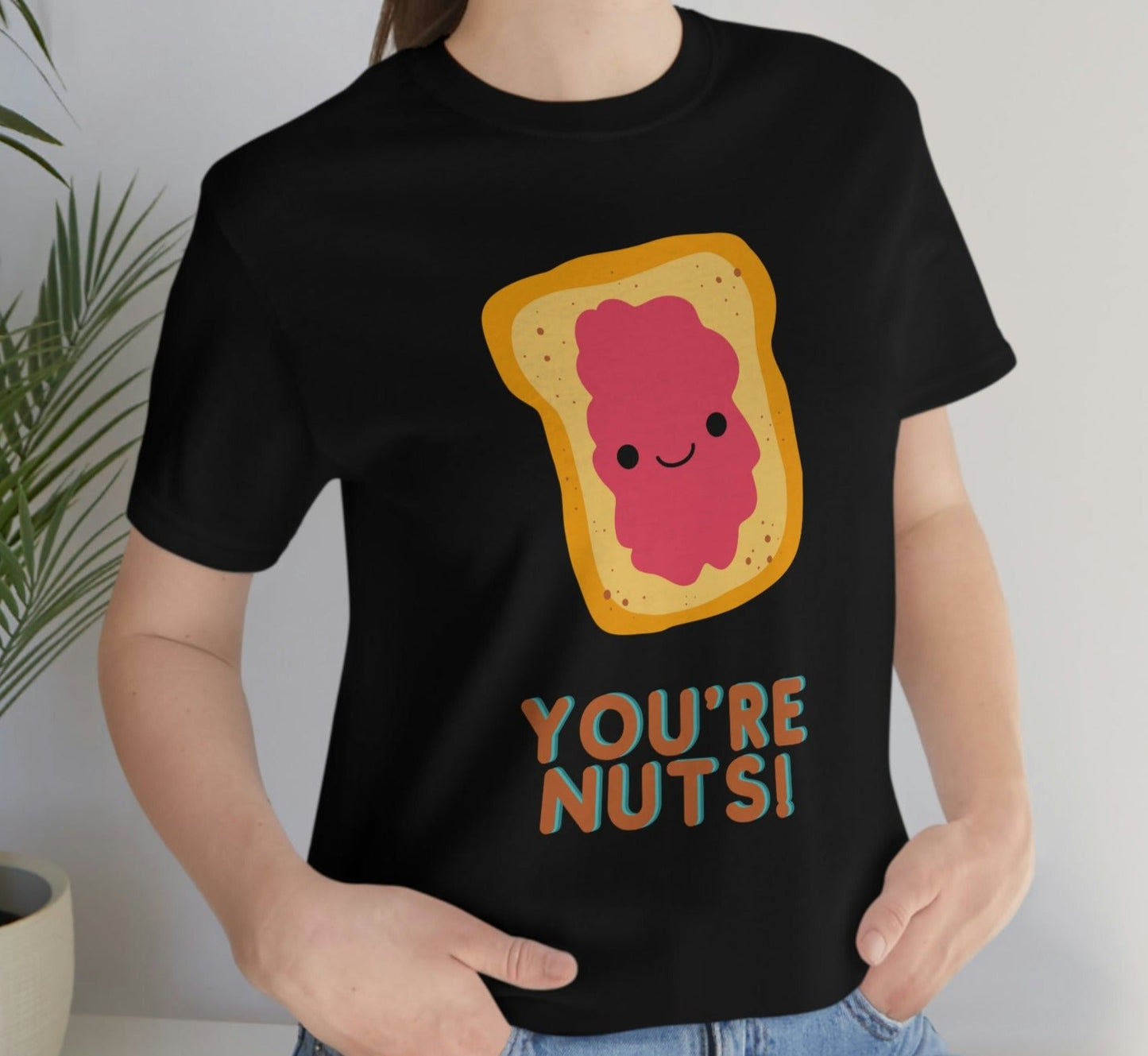 Jelly Shirt, Couples T-shirt, Women's Short Sleeve Tee, Peanut butter and Jelly Lovers - I Love Heartstrings