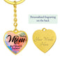 Keychain heart, Valentine's Day keychain for mom, Heart and Keychain, gift for mother, gifts for mom, custom keychain, keychains Mother's day - I Love Heartstrings