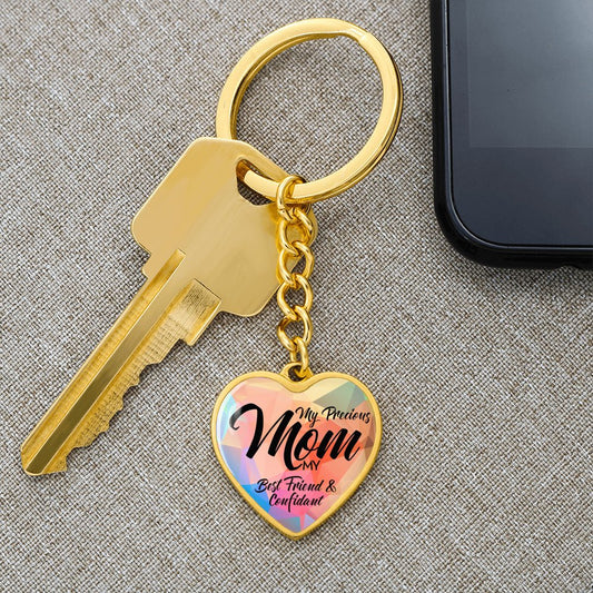 Keychain heart, Valentine's Day keychain for mom, Heart and Keychain, gift for mother, gifts for mom, custom keychain, keychains Mother's day - I Love Heartstrings