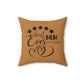 Light Brown Chaos Coordinator / Best Mom Ever Polyester Square Pillow Two-sided Quote pillow for Mom Busy Mom Pillow Gift for Mother - I Love Heartstrings