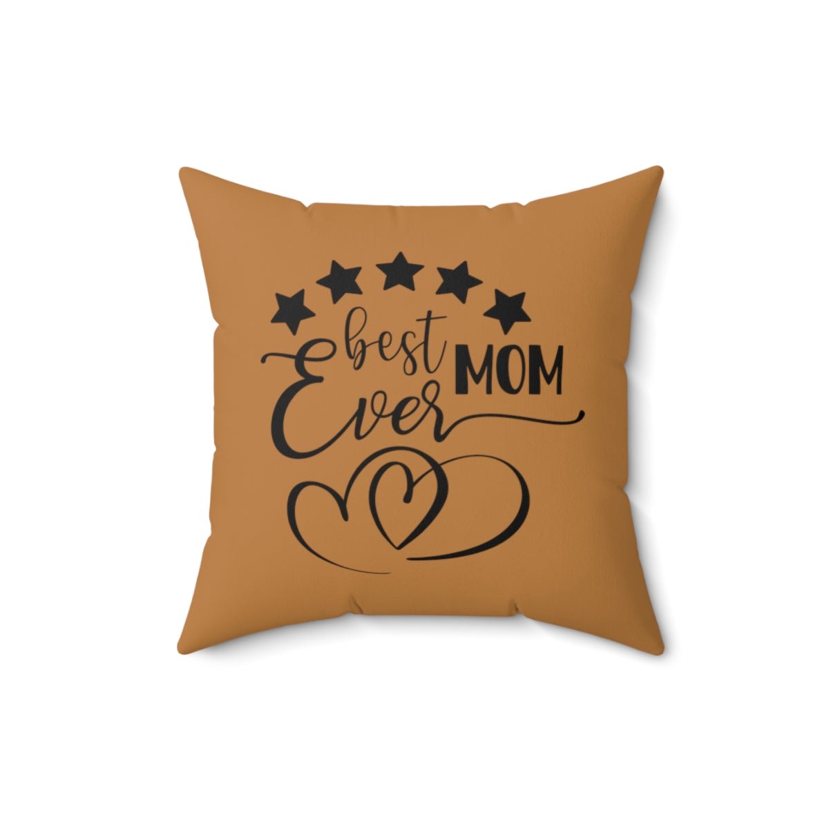 Light Brown Chaos Coordinator / Best Mom Ever Polyester Square Pillow Two-sided Quote pillow for Mom Busy Mom Pillow Gift for Mother - I Love Heartstrings