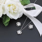 Love Knot Forever and Always Gift for Wife Anniversary gift Cubic Zirconia necklace love knot pendant - I Love Heartstrings