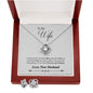 Love Knot Forever and Always Gift for Wife Anniversary gift Cubic Zirconia necklace love knot pendant - I Love Heartstrings