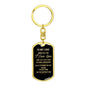 Love Quote Keychain Steel Dog Tag Keychain for husband or wife Engravable Keyring Anniversary gift - I Love Heartstrings
