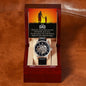 Men's Openwork Watch Gift from Daughter to Dad, Fathers Day, Birthday present, To My Dad, You are my hero, I Love you keepsake Timepiece - I Love Heartstrings