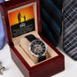Men's Openwork Watch Gift from Daughter to Dad, Fathers Day, Birthday present, To My Dad, You are my hero, I Love you keepsake Timepiece - I Love Heartstrings