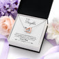Mom Daughter Interlocking Hearts Necklace, To My Daughter, Birthday gift, Jewelry for Daughters, Always Remember Two Hearts Necklace - I Love Heartstrings