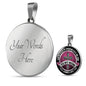 Mom God Blessed Me Circle Necklace - I Love Heartstrings