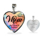Mom Heart Necklace Mother's Day gift for Mom from Daughter Heart necklace engraved Custom Mom gift, Birthday jewelry Heart necklace keepsake - I Love Heartstrings