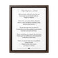 My Angel of a Friend Angel Friendship Poem on Black or Brown Framed Gallery Canvas Wrap Best Friend Appreciation Gift - I Love Heartstrings