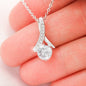 Necklace for My Bride, Wedding present with Message card from Groom - I Love Heartstrings