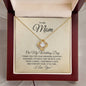 Necklace from Bride on Wedding Day, Today a Bride, Tomorrow a Wife, Mother of the Bride Necklace from Daughter, Thank you Mom wedding present - I Love Heartstrings