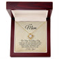 Necklace from Bride on Wedding Day, Today a Bride, Tomorrow a Wife, Mother of the Bride Necklace from Daughter, Thank you Mom wedding present - I Love Heartstrings