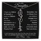Personalized Birth Flower Name Necklace to Daughter from Mother - I Love Heartstrings