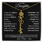Personalized Birth Flower Name Necklace to Daughter from Mother - I Love Heartstrings