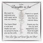 Personalized Flower Name Necklace Gift for Daughter in Law - I Love Heartstrings