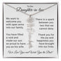 Personalized Flower Name Necklace Gift for Daughter in Law - I Love Heartstrings
