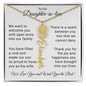 Personalized Flower Name Necklace Gift for Daughter in Law - I Love Heartstrings