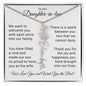 Personalized Flower Name Necklace Gift for Daughter in Law - I Love Heartstrings