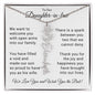Personalized Flower Name Necklace Gift for Daughter in Law - I Love Heartstrings