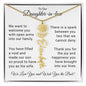 Personalized Flower Name Necklace Gift for Daughter in Law - I Love Heartstrings