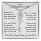 Personalized Flower Name Necklace Gift for Daughter in Law - I Love Heartstrings
