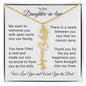 Personalized Flower Name Necklace Gift for Daughter in Law - I Love Heartstrings