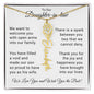 Personalized Flower Name Necklace Gift for Daughter in Law - I Love Heartstrings