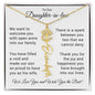 Personalized Flower Name Necklace Gift for Daughter in Law - I Love Heartstrings