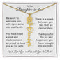 Personalized Flower Name Necklace Gift for Daughter in Law - I Love Heartstrings