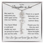 Personalized Flower Name Necklace Gift for Daughter in Law - I Love Heartstrings