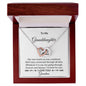 Personalized Interlocking hearts Necklace I'm Here for You - I Love Heartstrings