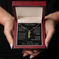 Personalized Vertical Name Necklace for Sweetheart, Gift from husband - I Love Heartstrings