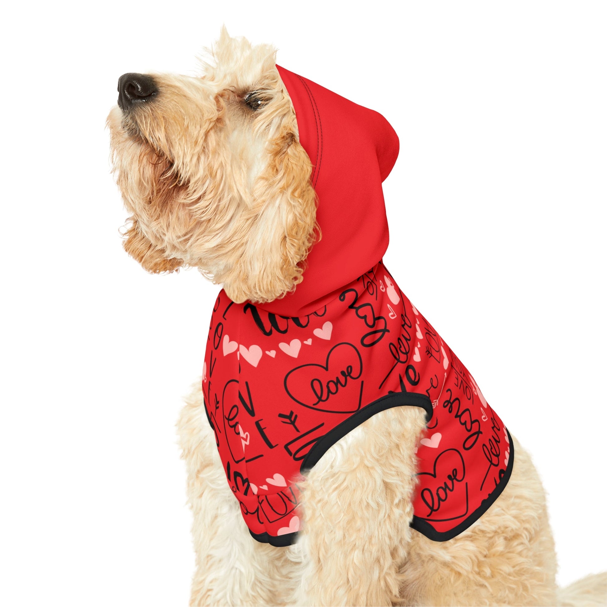 Red Dog Hoodie - I Love Heartstrings