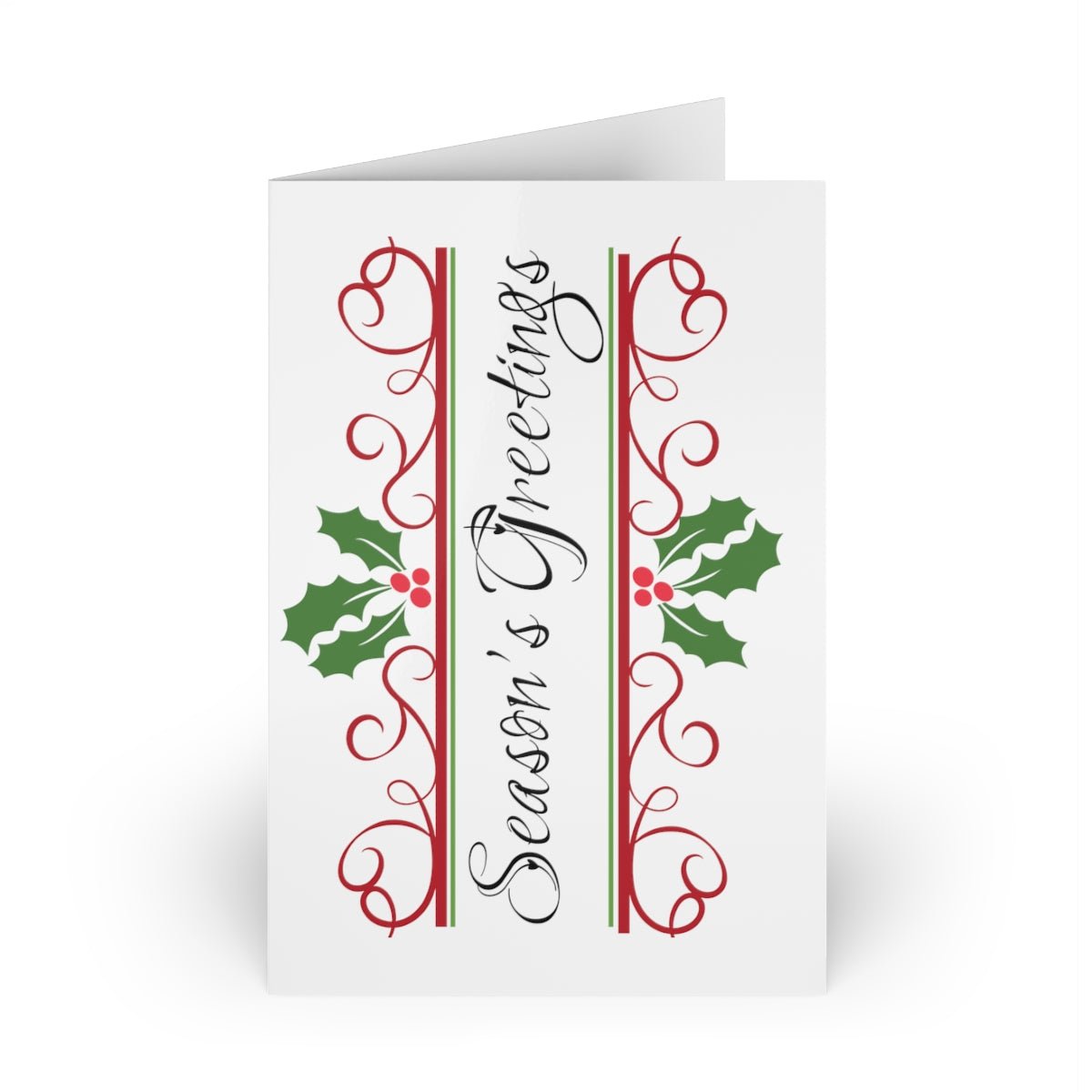 Seasons Greeting Holiday Cards (1 or 10-pcs) - I Love Heartstrings