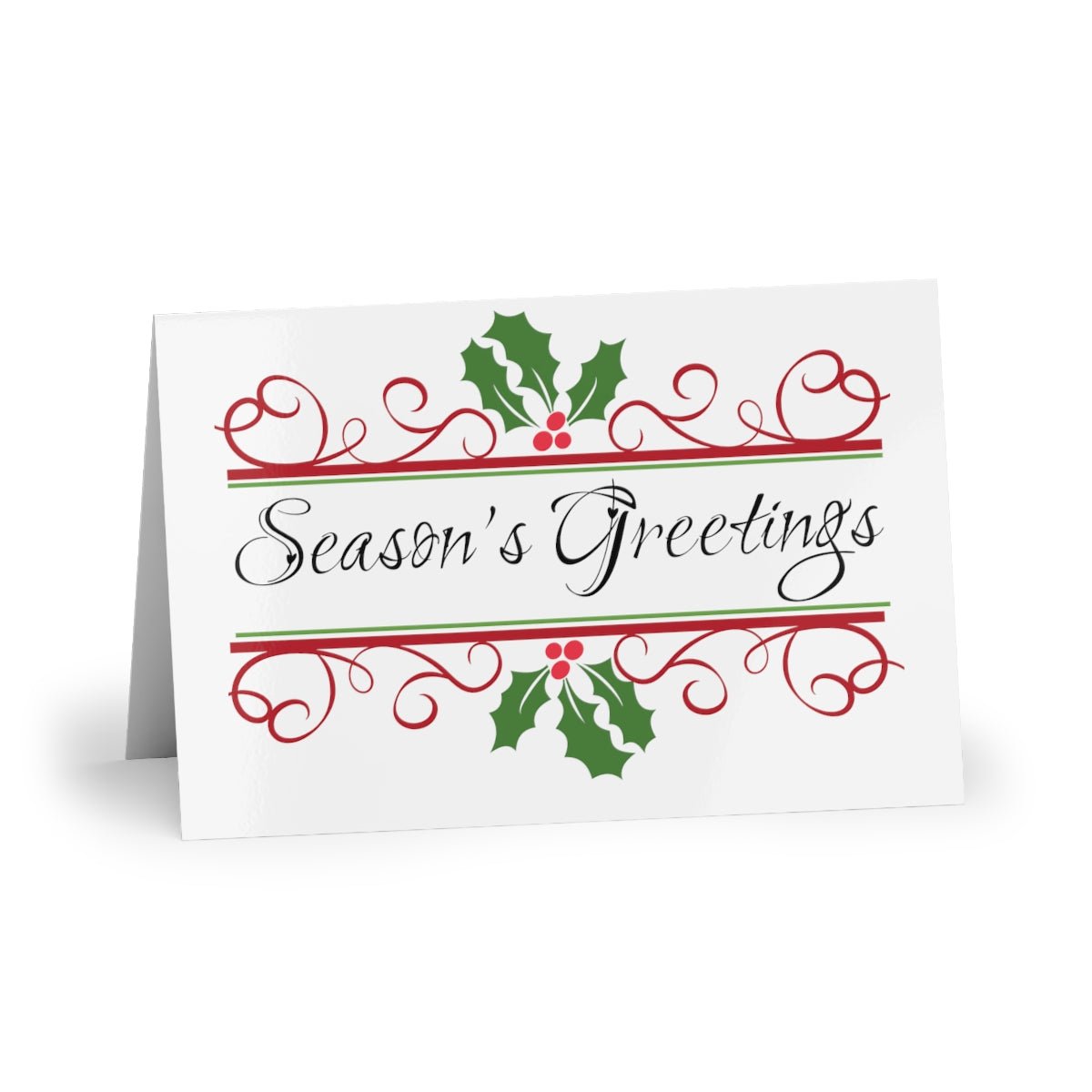 Seasons Greeting Holiday Cards (1 or 10-pcs) - I Love Heartstrings