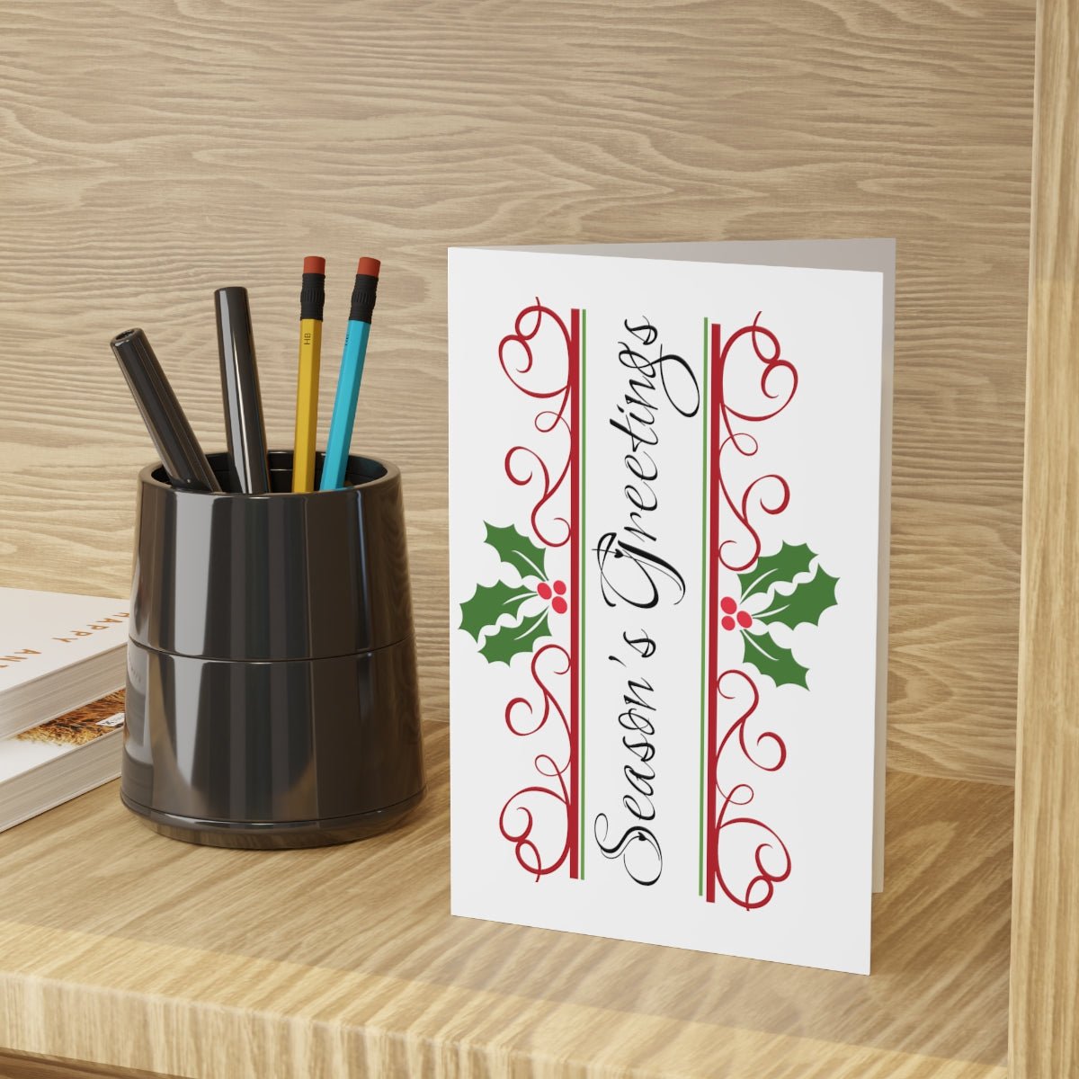 Seasons Greeting Holiday Cards (1 or 10-pcs) - I Love Heartstrings