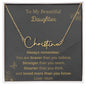 Signature Name Gold Necklace, Custom name necklace for Daughter - I Love Heartstrings