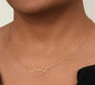 Signature Name Gold Necklace, Custom name necklace for Daughter - I Love Heartstrings