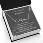 Signature Name Necklace for Daughter from Mom, Custom name necklace - I Love Heartstrings
