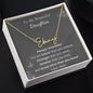 Signature Name Necklace for Daughter from Mom, Custom name necklace - I Love Heartstrings